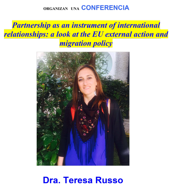 La Profª. Teresa Russo impartirá una conferencia sobre el papel de los partenariados en la Acción Exterior de la UE,  en el Curso «Inmigración y Derechos Humanos en la Frontera Sur Europea»