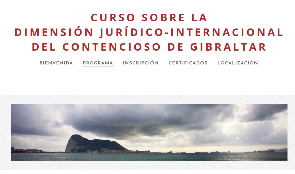 El Titular de la Cátedra Jean Monnet participa en un curso sobre la dimensión jurídico-internacional del contencioso de Gibraltar celebrada en Sevilla