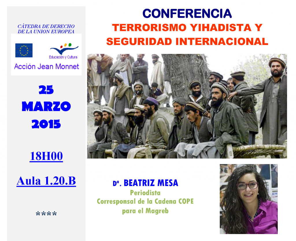 Beatriz Mesa impartirá una conferencia y presentará su libro sobre el Yihadismo en la Universidad de Cádiz