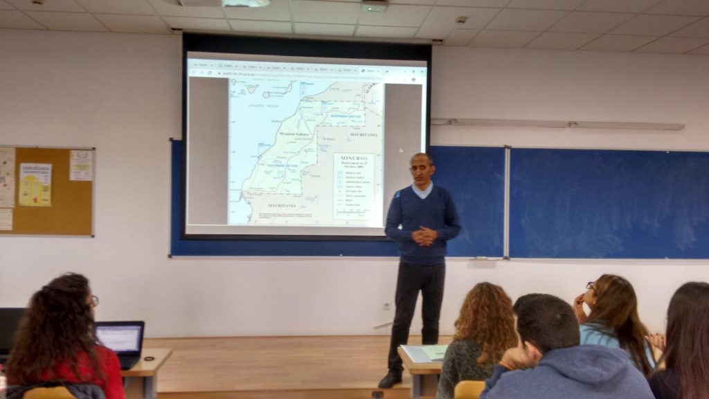 Ponencia del Sr. Dr. Mohamed Zrug, Delegado Saharaui para Andalucía “La situación actual del conflicto del Sáhara Occidental”.
