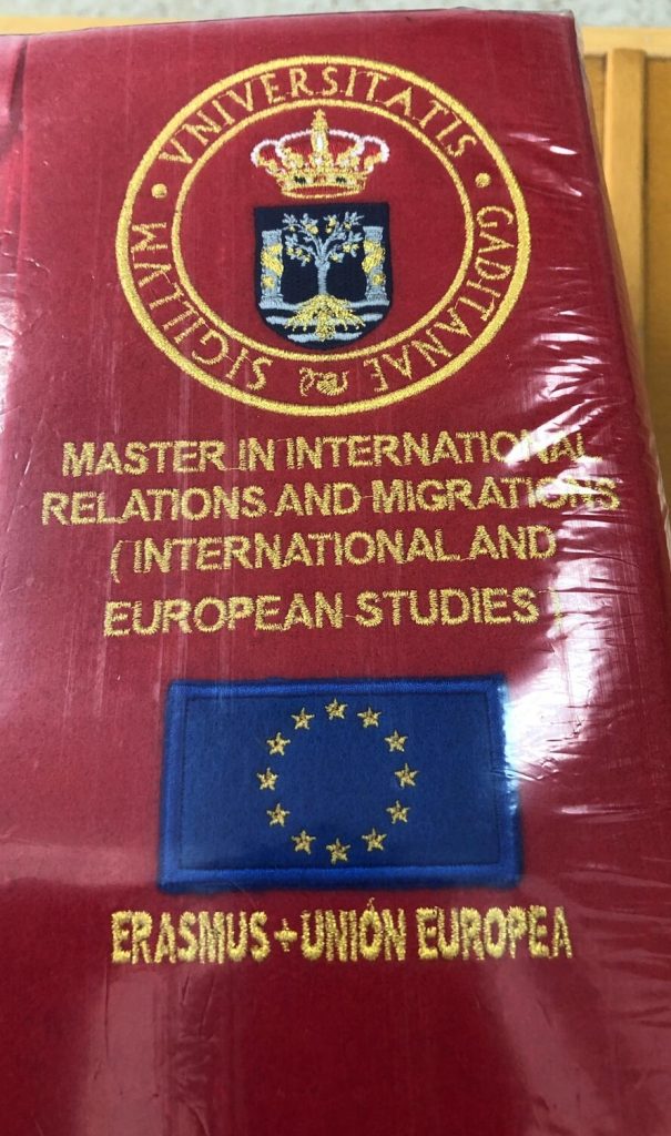 Clausura del Máster Oficial Bilingüe en Relaciones Internacionales y Migraciones / Master in International Relations and Migrations (International and European Studies): promociones 2019/2020 y 2020/2021