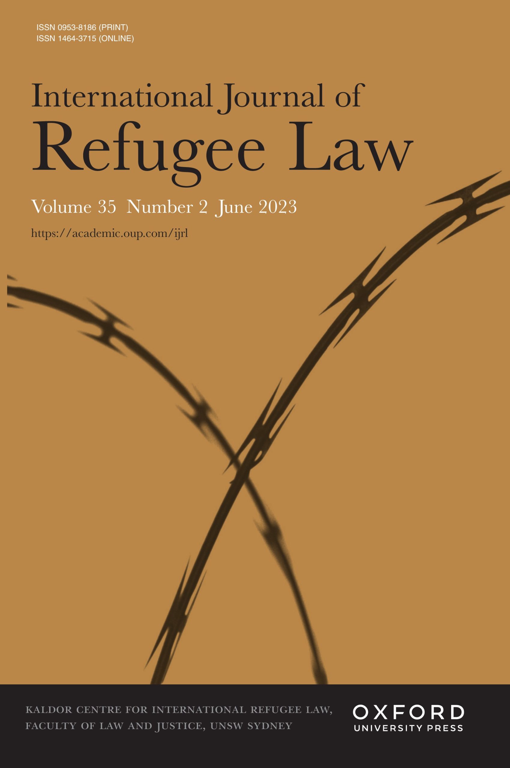 Nueva publicación del Profesor Michel Remi Njiki en la International Journal of Refugee Law: Stat...