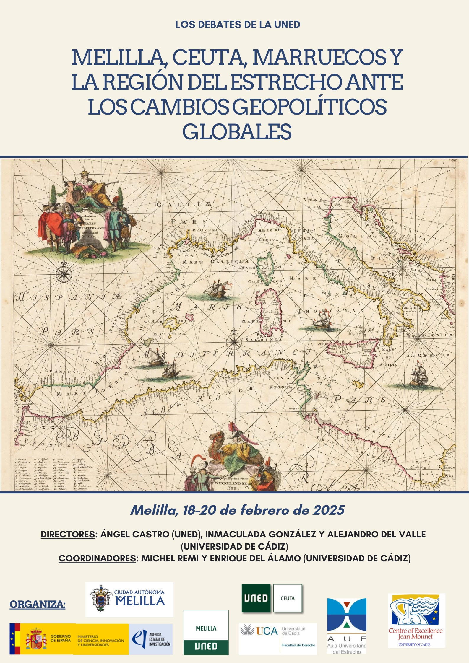 LOS DEBATES DE LA UNED “MELILLA, CEUTA, MARRUECOS Y LA REGIÓN DEL ESTRECHO ANTE LOS CAMBIOS GEOPO...