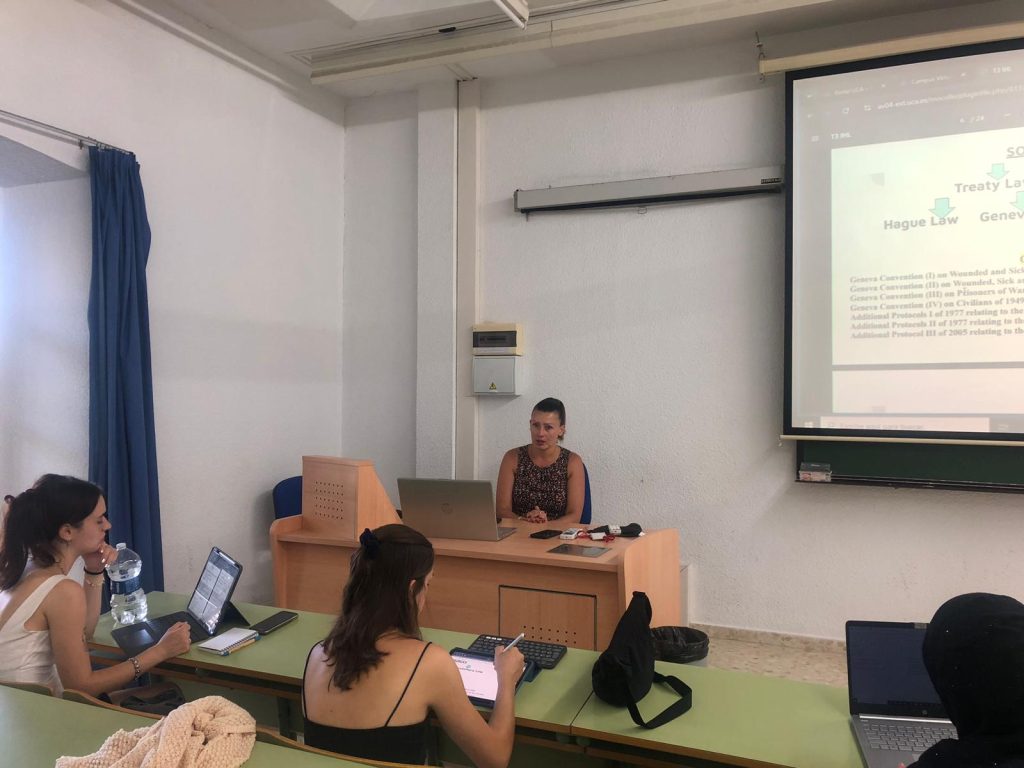 “UKRAINE AND PALESTINE IN THE CROSSHAIRS: INTERNATIONAL LAW BETWEEN WAR AND PEACE”, COURSE TAUGHT...