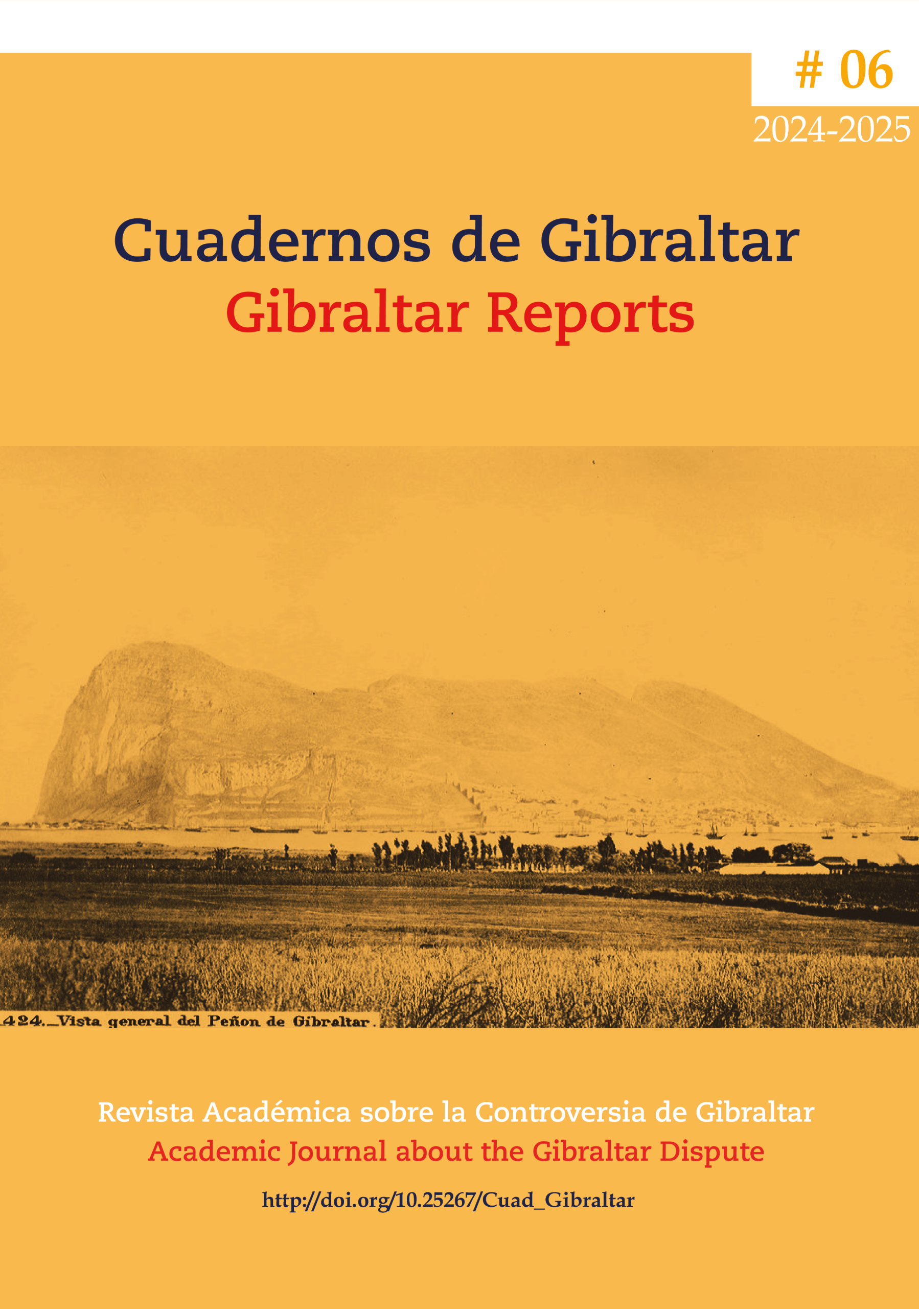 PUBLICACIÓN DEL NÚMERO 6(2024-2025) REVISTA CUADERNOS DE GIBRALTAR/GIBRALTAR REPORTS
